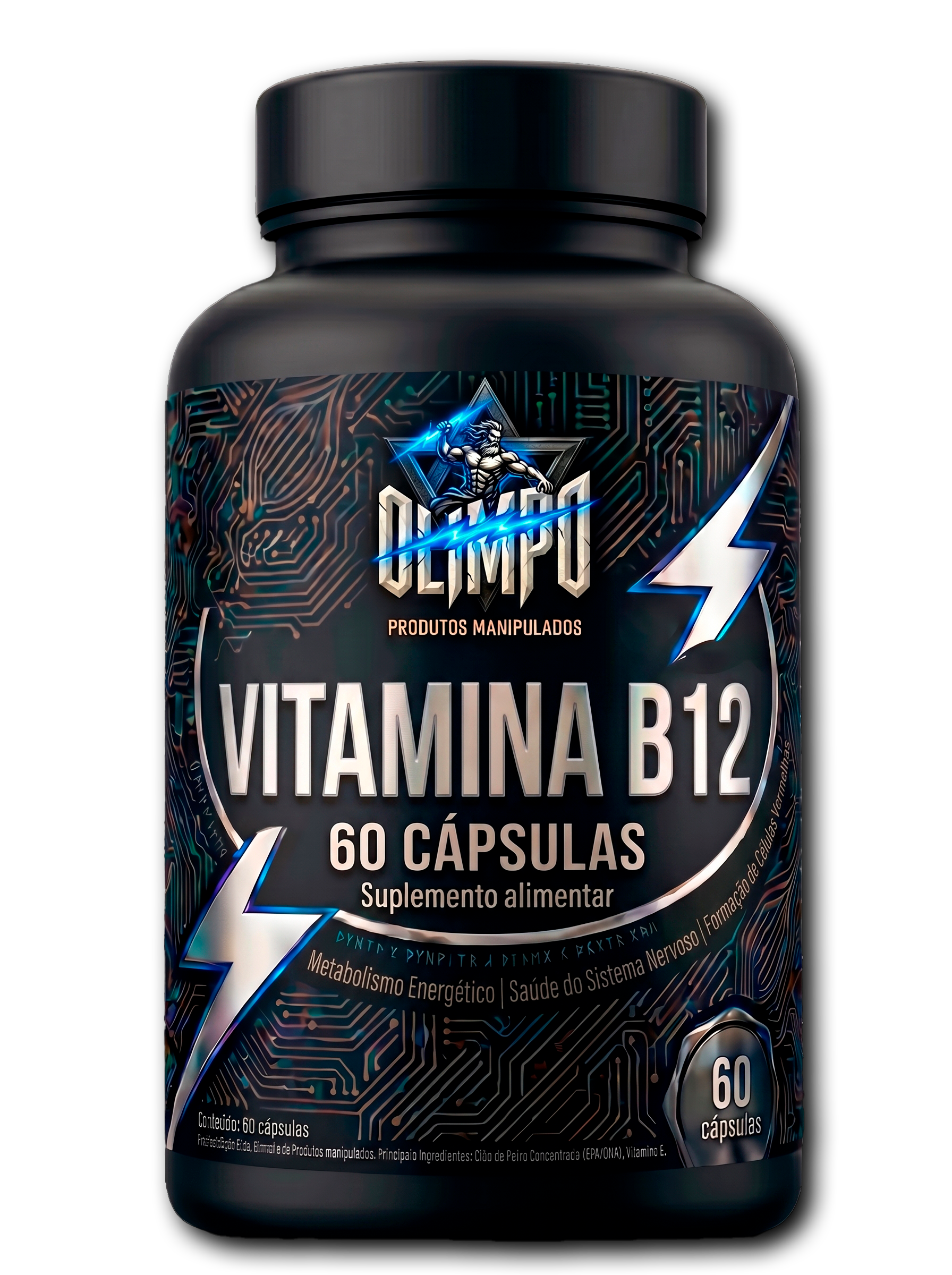 Vitamina B12 1mg (60 cápsulas)